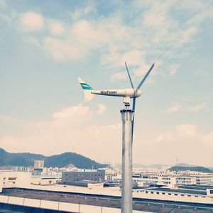 turbina eólica de pequeno porte de eixo horizontal