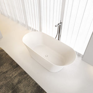banheira free-standing / oval / em Solid Surface