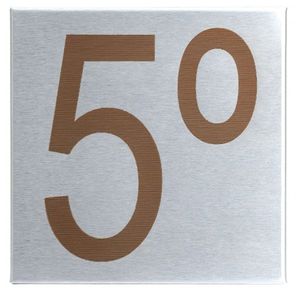 placa de identificação para porta