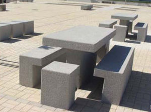 mesa de piquenique contemporânea