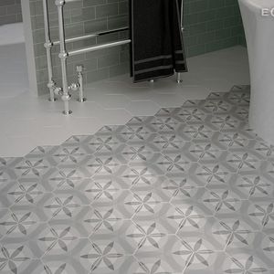 revestimento hexagonal em grés porcelanato
