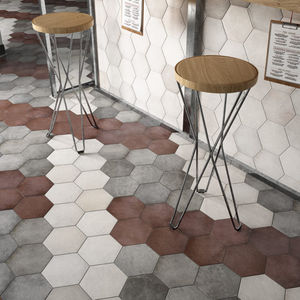 revestimentos hexagonais para ambientes internos