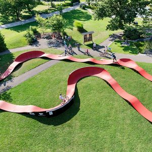 pista de pump track modular