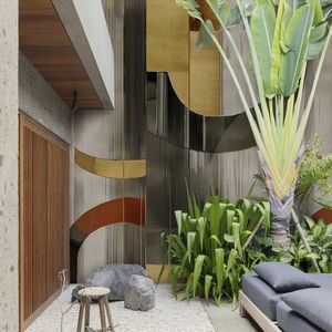 papel de parede contemporâneo