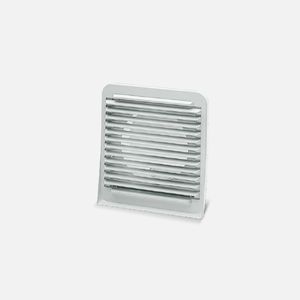 grelha de ventilação em plástico / quadrada / para sopragem e retorno do ar / de revestimento