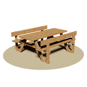 mesa de piquenique contemporânea