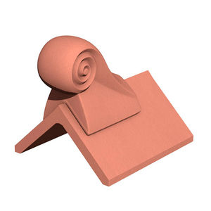 adorno de cumeeira em terracota