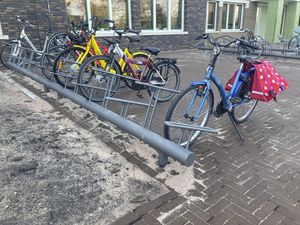 bicicletário de piso