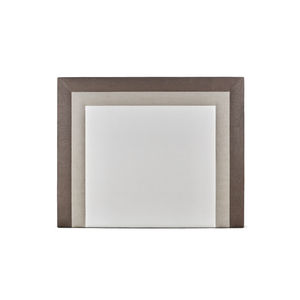 cabeceira para cama de casal / contemporânea / em tecido / estofada