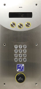 kit de interfone metálico