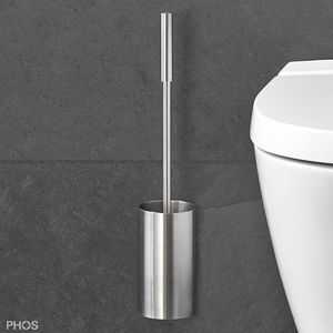 escova sanitária em aço inoxidável escovado