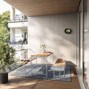 conjunto de mesa e bancos contemporâneo 1