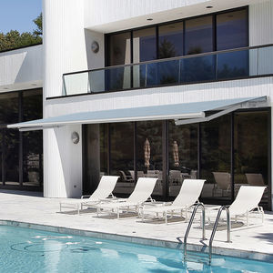 toldo reto de braço pivotante