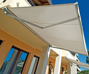 toldo reto de braço pivotante