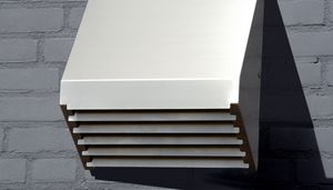 grelha de ventilação metálica