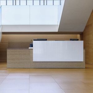 balcão de recepção em MDF 1