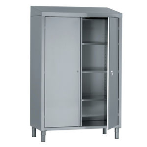 armário de organização para cozinha contemporâneo / em aço inoxidável / da linha comercial