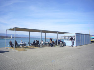 pérgola em aço galvanizado 1