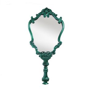 espelho de parede / novo Barroco / em mogno / verde