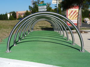 bicicletário de piso
