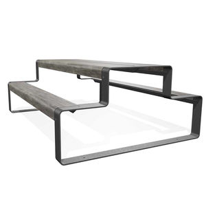 mesa de piquenique contemporânea