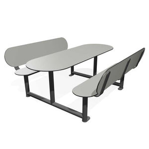 mesa de piquenique contemporânea