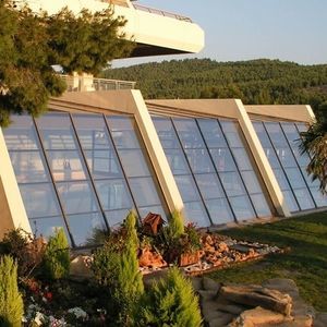 cobertura de vidro fixa