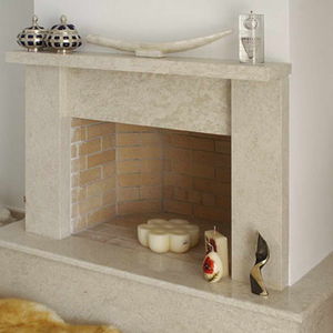 moldura para lareira contemporânea