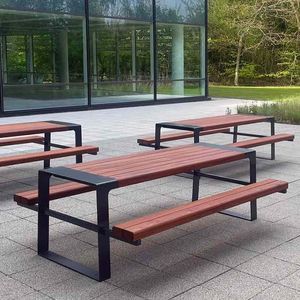 mesa de piquenique contemporânea