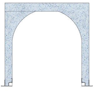 lintel com caixa em poliestireno