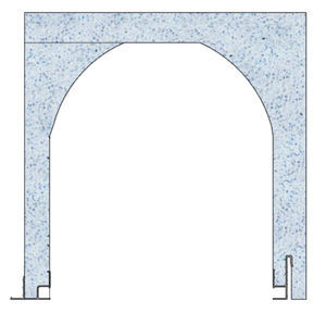 lintel com caixa em poliestireno