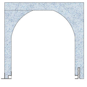 lintel com caixa em poliestireno