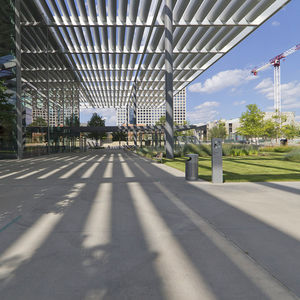 cobertura para edifício de uso público