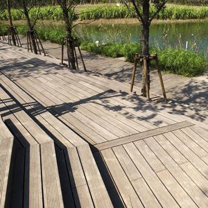 tábuas de deck em bambu