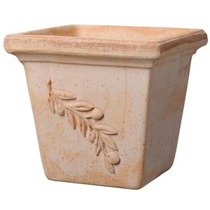 vaso de jardim em terracota