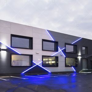 fachada em vidro