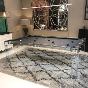 mesa de sinuca de design original / conversível em mesa de refeição / topo de gama / da linha comercial