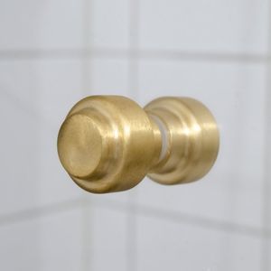 puxador de porta tipo botão contemporâneo