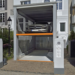 sistema de estacionamento com plataforma