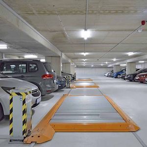 plataforma para estacionamento deslizante