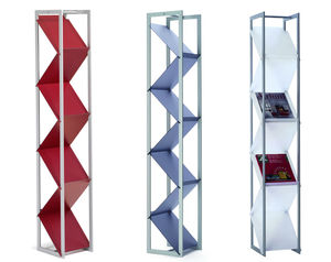 porta-folhetos metálico