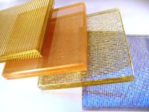 painel de vidro laminado