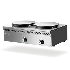 máquina de crepes a gás