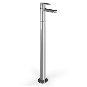 misturador monocomando para banheira / de piso / em latão / 1 orifício