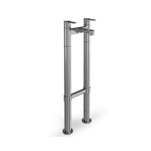 misturador bicomando para banheira / de piso / em latão / para banheiro