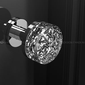 puxador de porta tipo botão contemporâneo