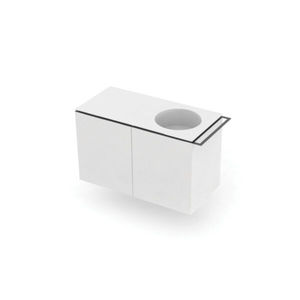 gabinete de banheiro duplo