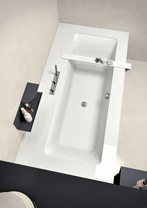 banheira em Corian® / em resina / em mármore / em madeira