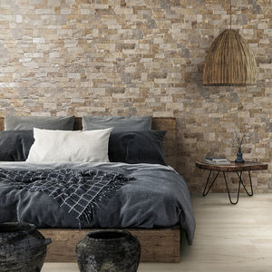 ladrilho para ambiente interno / para ambiente externo / de parede / em porcelanato arenito