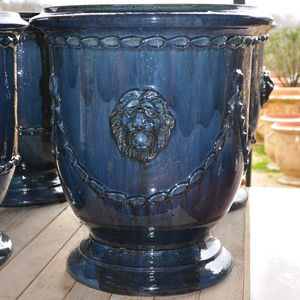 vaso de jardim de terracota
